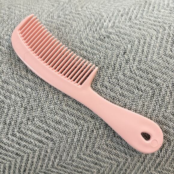 Vintage 6" Unbreakable Pocket Comb Pink Plastic - Picture 3 of 3